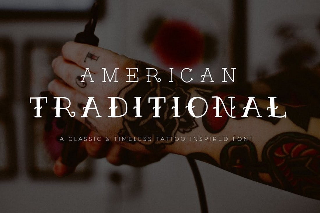American Traditional - Tattoo Font