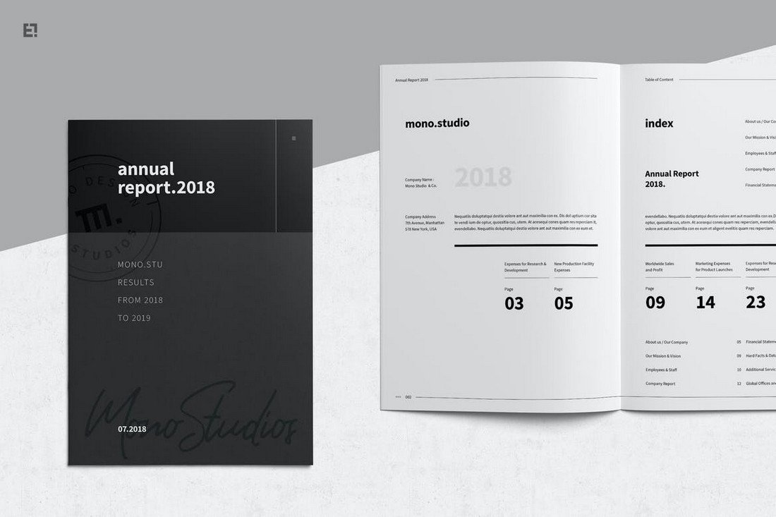 Annual Report Template for Affinity Publisher
