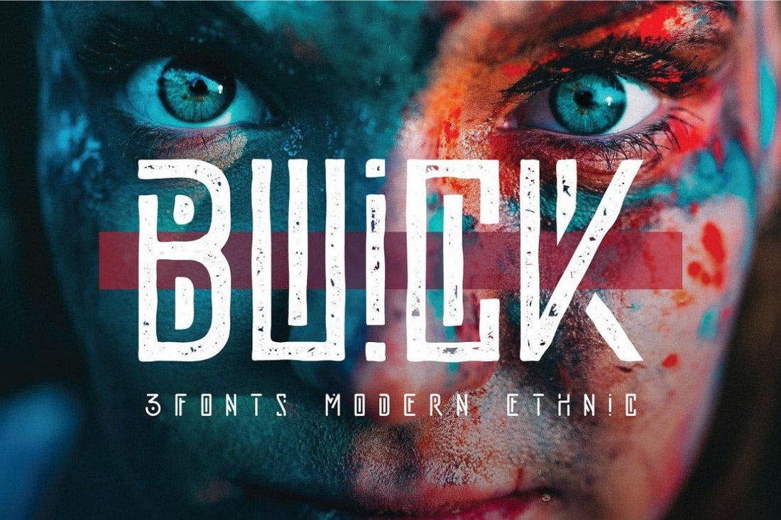 Buick - Modern Ethnic Font