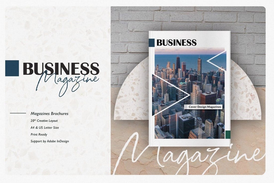 Business Magazine InDesign Template