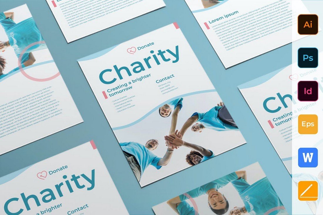 Charity & Non-profit Business Flyer Template