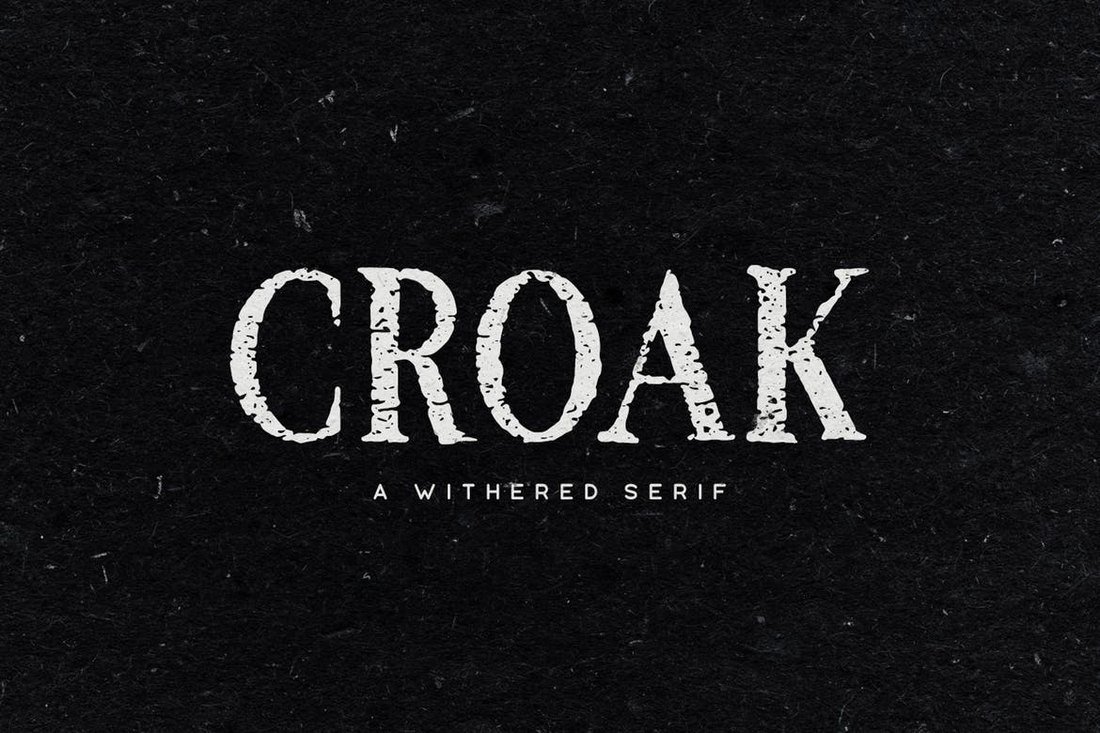 Croak - Halloween Font