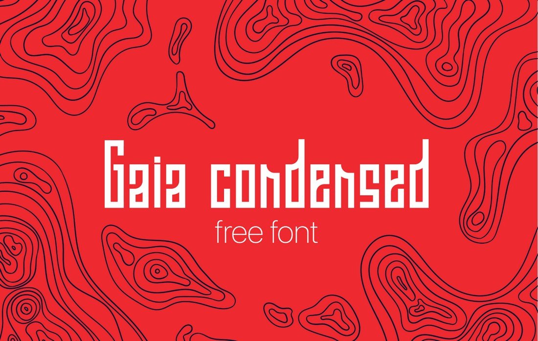Gaia - Free Modern Condensed Font