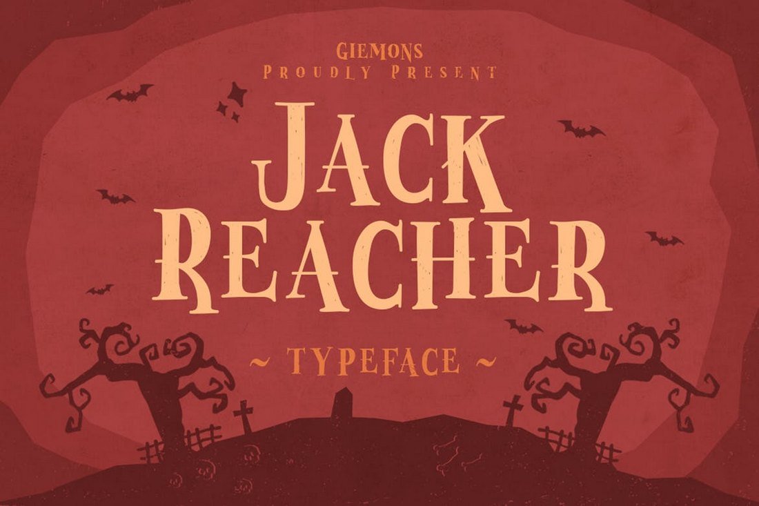 Jack Reacher - Halloween Font