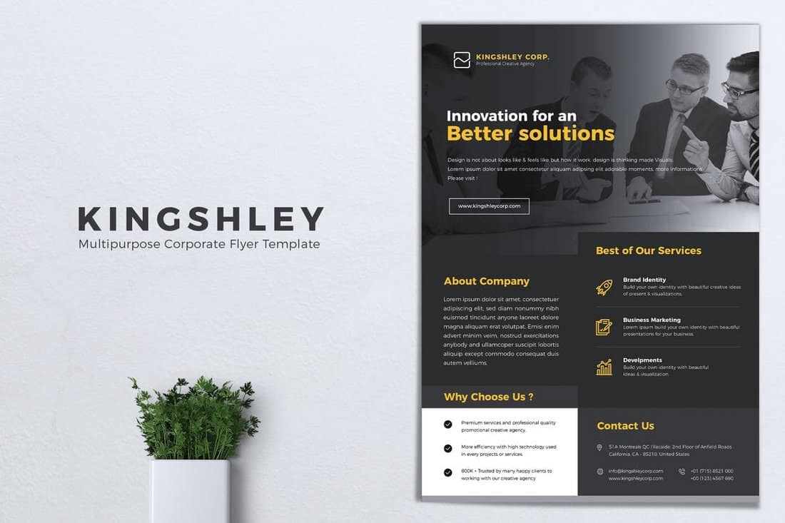 KINGSHLEY - Multipurpose Corporate Flyer