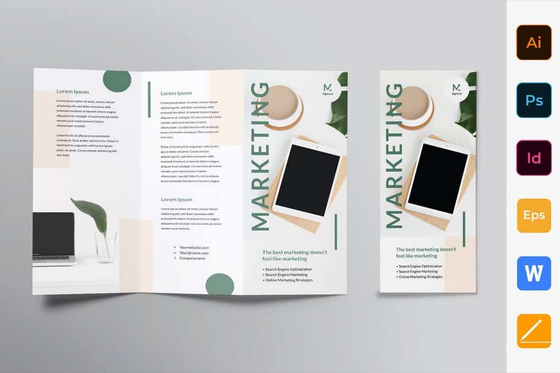 Marketing Agency Trifold Brochure