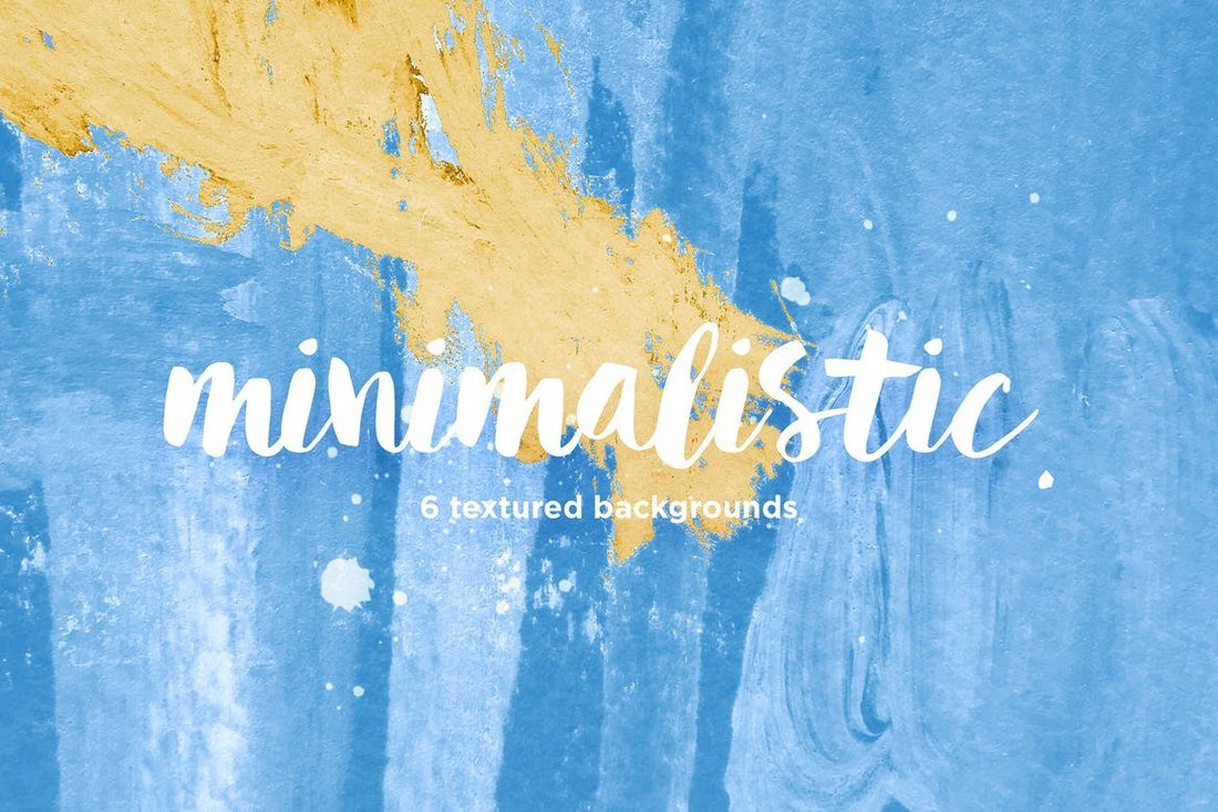 Minimalistic Watercolor Textured Backgrounds