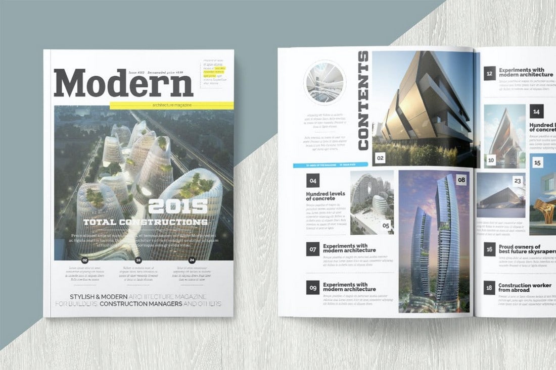 Modern InDesign Magazine Template