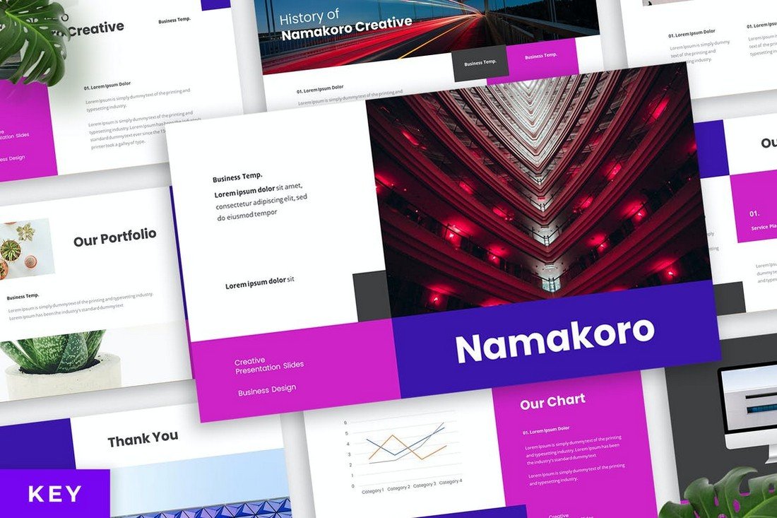 Namakoro - Business Presentation Keynote Template