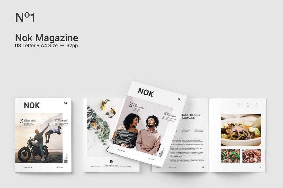 Nok Magazine - Affinity Publisher Magazine Template