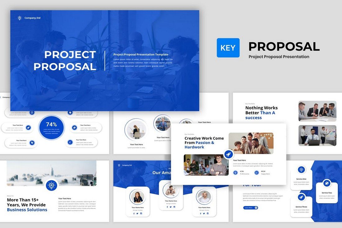 Project Proposal - Business Keynote Template