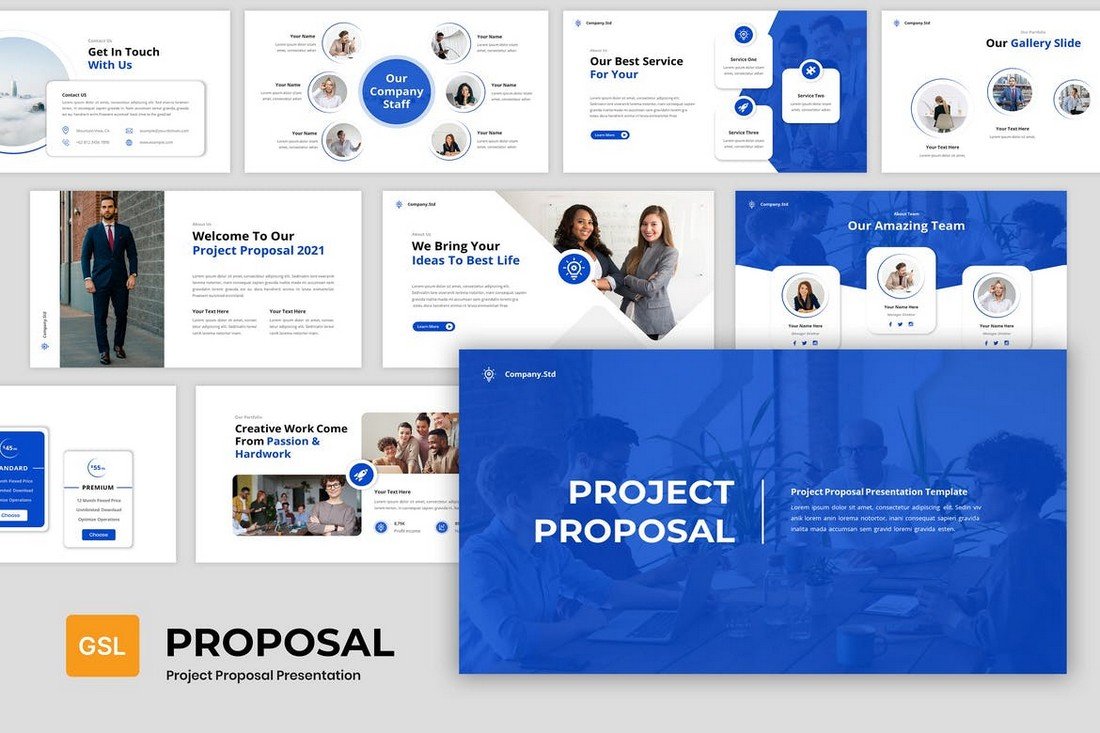 Project Proposal - Google Slides Template