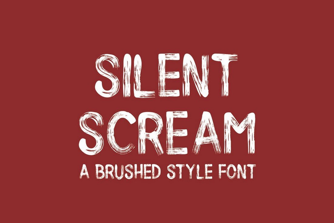 Silent Scream - Creative Halloween Fonts