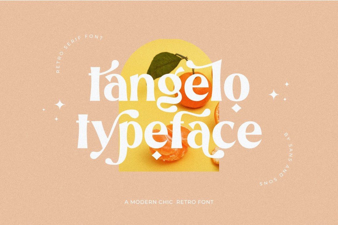 Tangelo - Elegant Modern Typeface