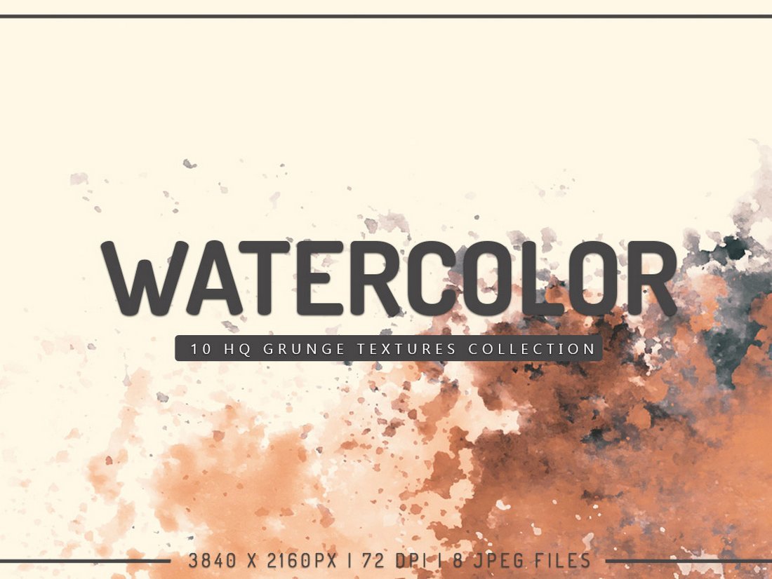 free Grunge Watercolor Textures Pack