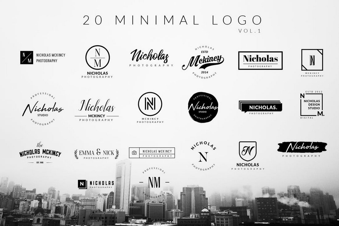 20 Minimal Logo Templates