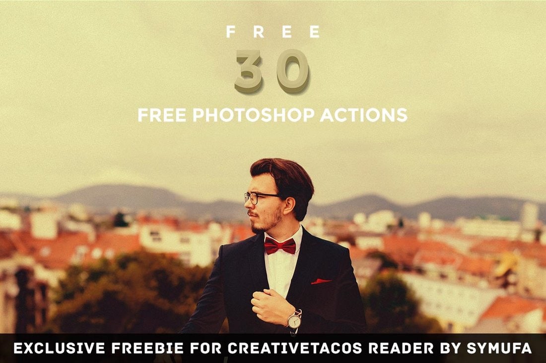 30 Free Vintage Photoshop Actions Bundle