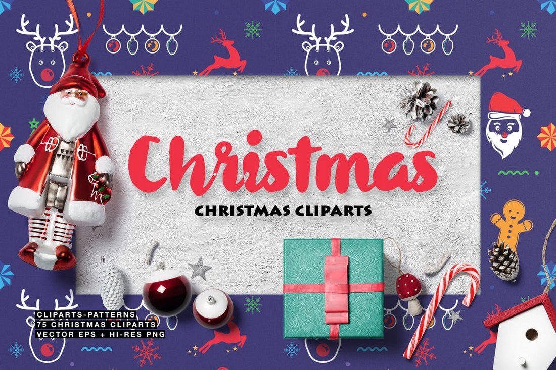 75 Christmas Cliparts