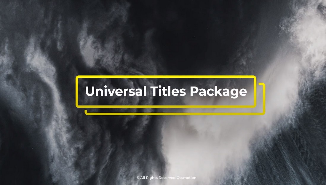 Abstract Titles Package For Premiere Pro