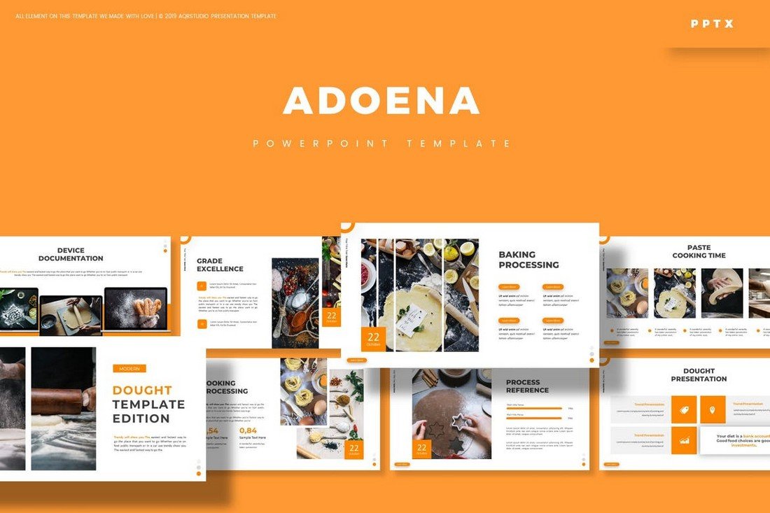 Adoena - Minimal Powerpoint Template