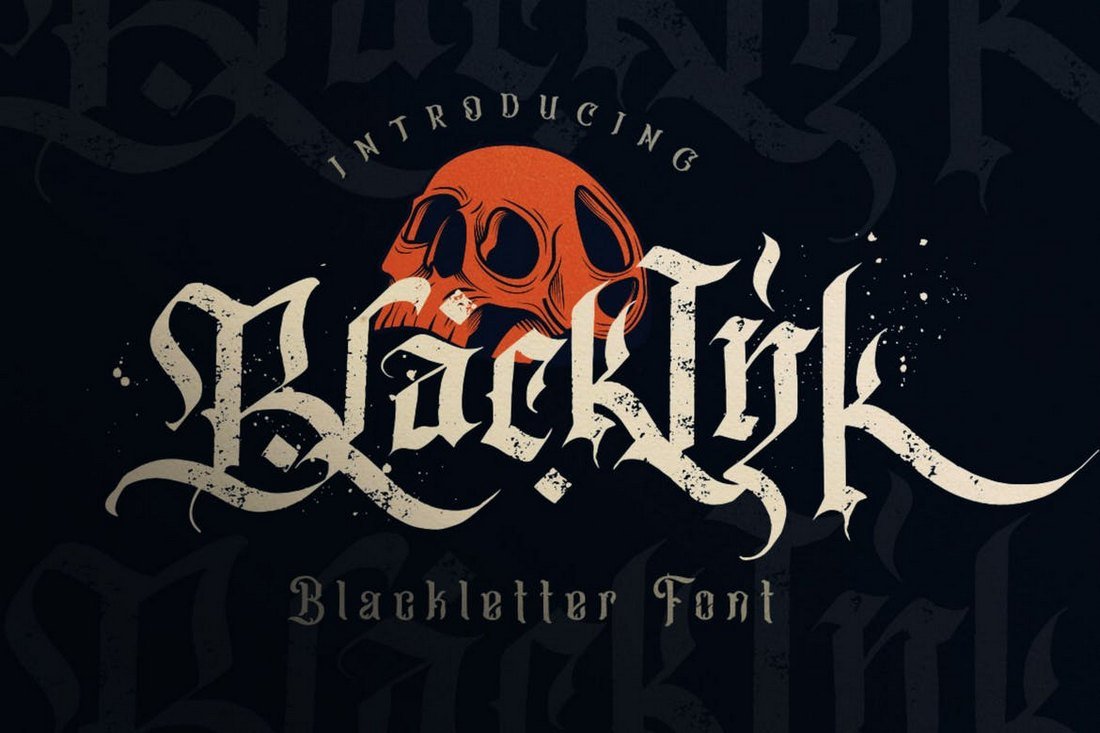 Blackink - Creative Blackletter Font