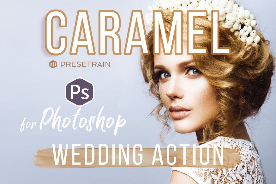 Caramel Wedding Photoshop Action