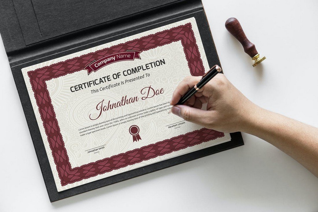 Classic Certificate of Participation Template