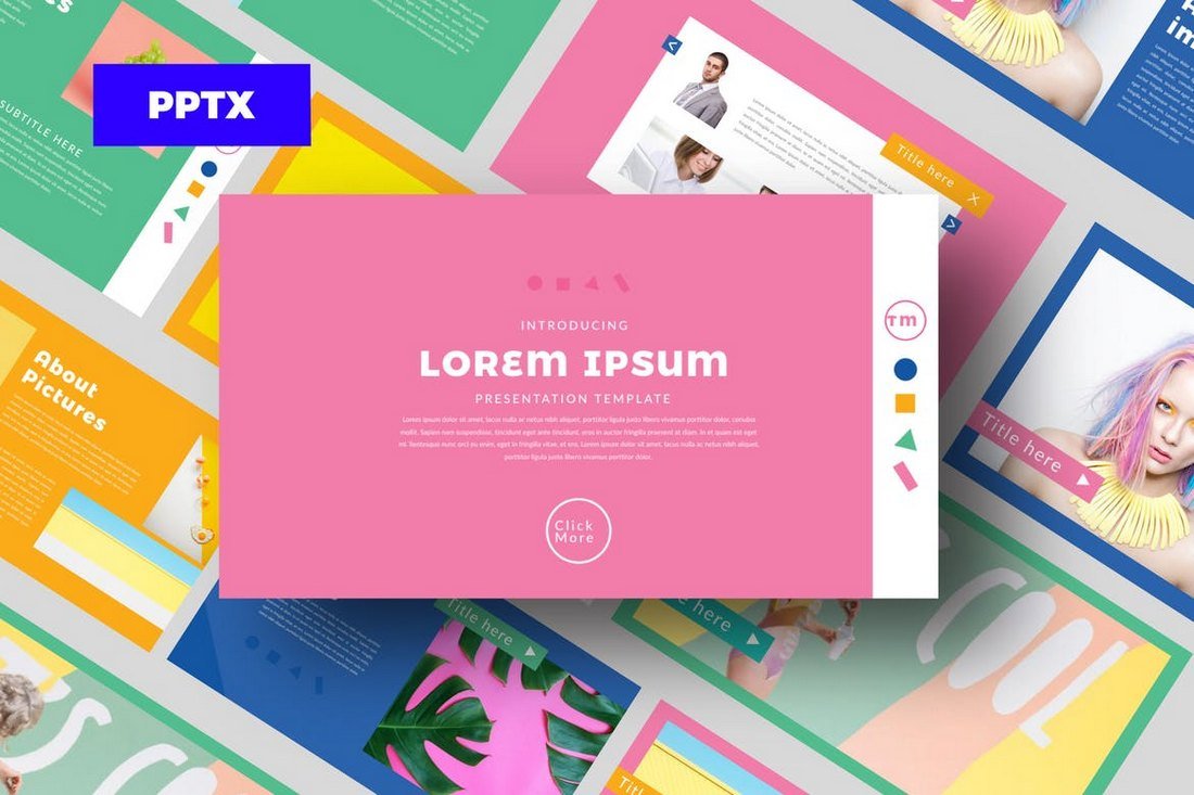 Color FUN - Cool Powerpoint Template