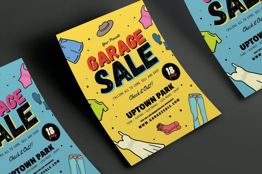 Creative Garage Sale Flyer Template