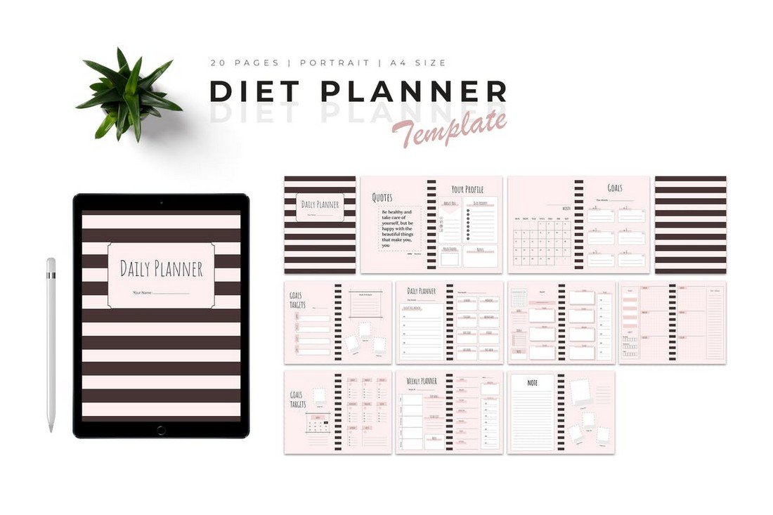 Diet & Meal Planner Templates