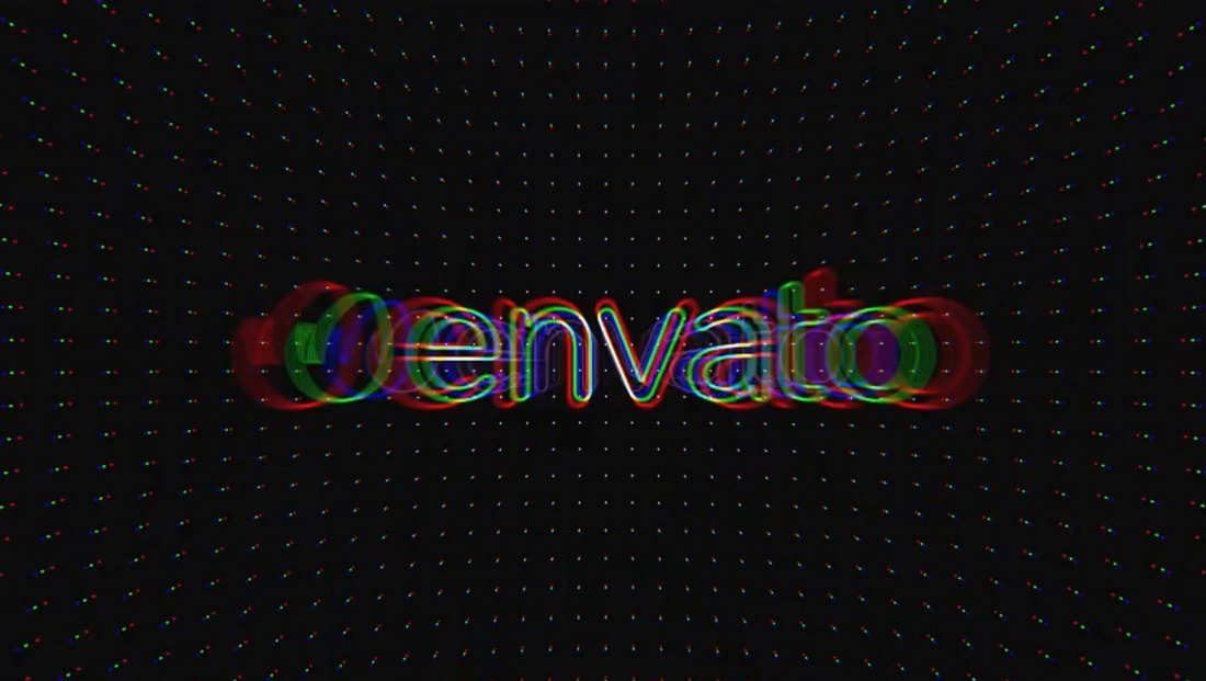 Glitch Logo Reveal After Effects Template