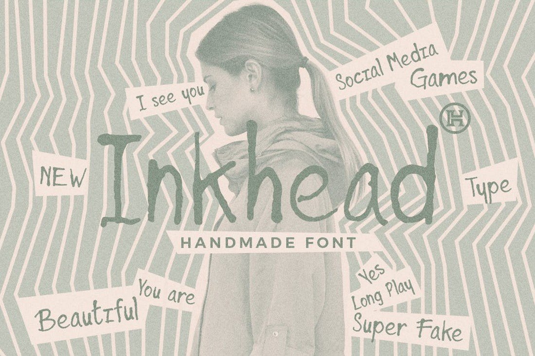 Inkhead - Penstroke Procreate Font