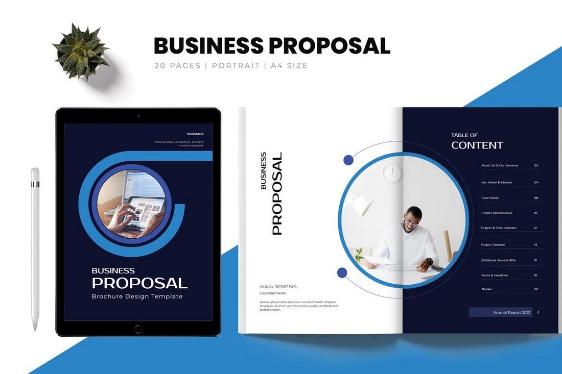 Modern Business Proposal Brochure Template