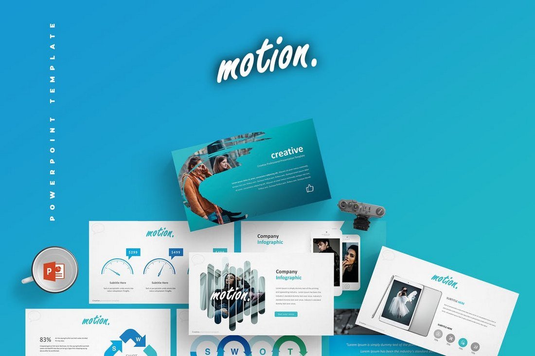 Motion - Cool Powerpoint Template