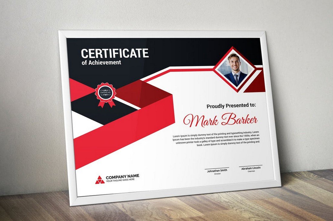 Personalized Training Certificate Template