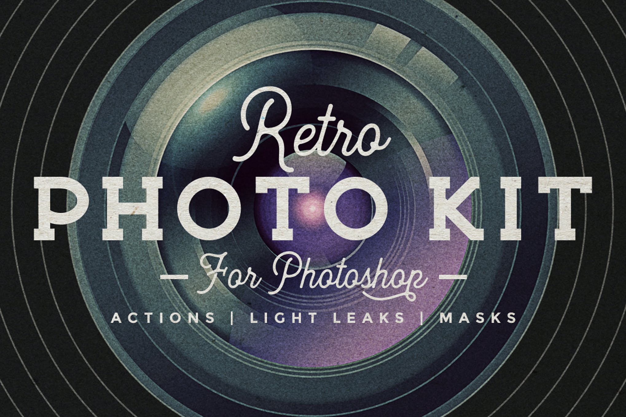 50 Retro Film Photoshop Actions