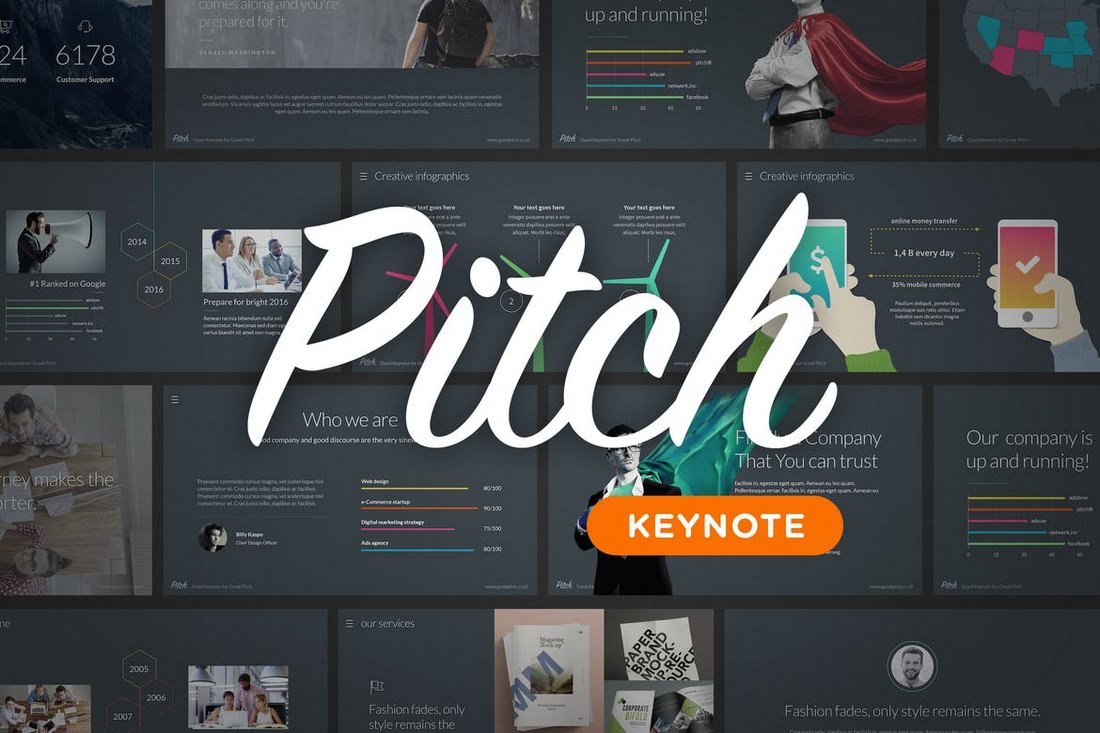 Pitch - Animated Keynote Template