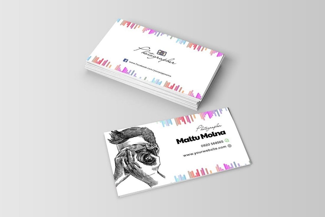 Professional Photographer Visiting Card