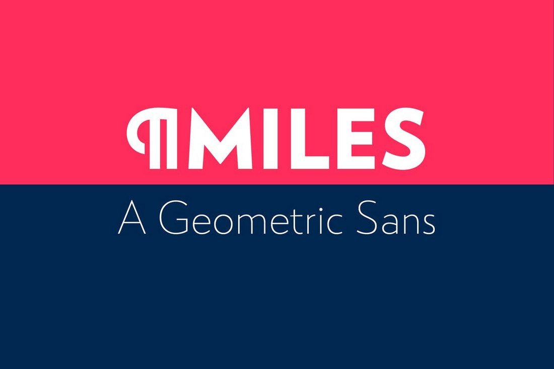 RNS Miles - Geometric Sans Font