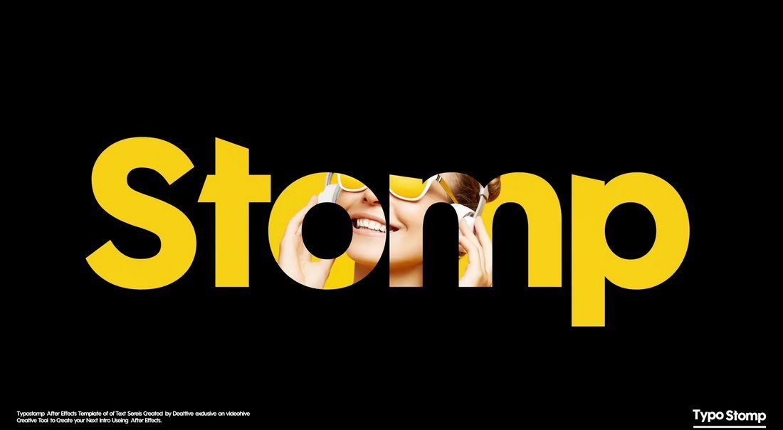Stomp Typography Intro for After Effects