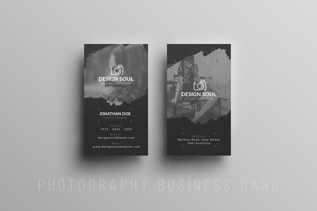 Textured Photography Business Card