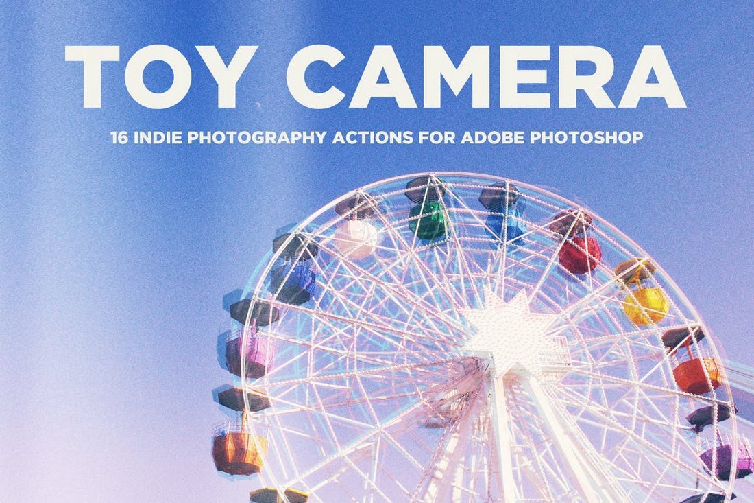 Toy Camera Photography Actions for Adobe Photoshop