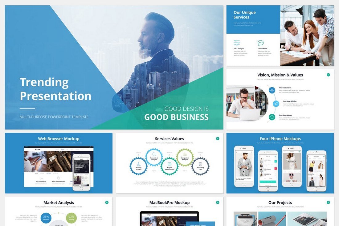Trending - Cool PowerPoint Template