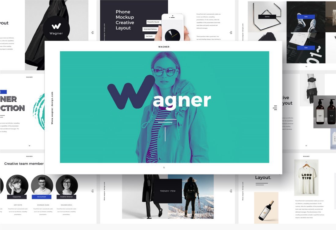 Wagner - Free Cool PowerPoint Template