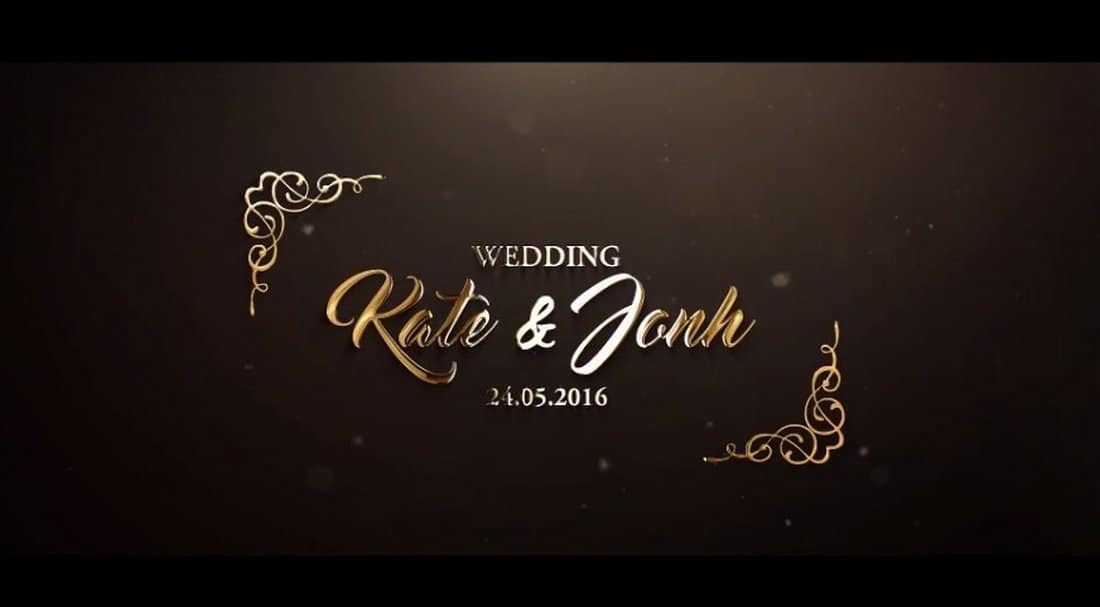 Wedding After Effects Intro Template