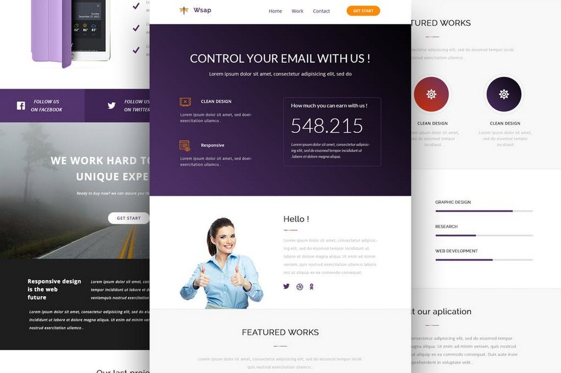 Wsap - Responsive Email and Newsletter Template