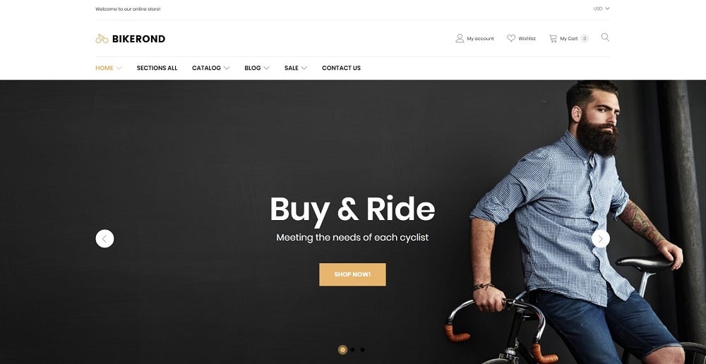 BikeRond - Bike Shop Responsive Shopify Theme