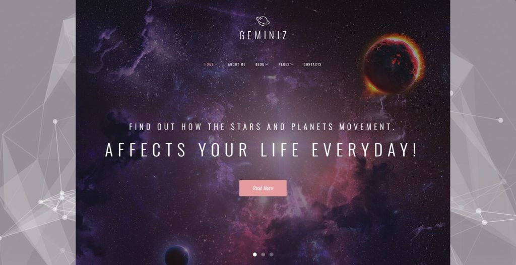 Geminiz - Astrology Blog WordPress Theme