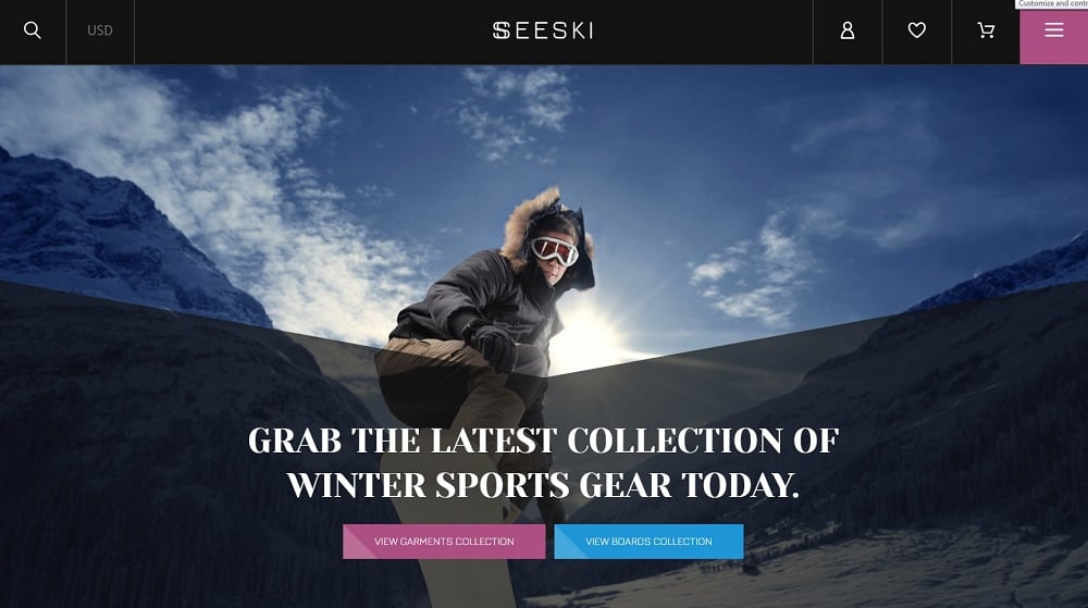 Skiing Responsive Shopify Theme