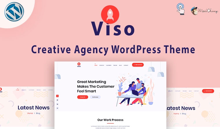 VISO - Creative Agency WordPress Theme.